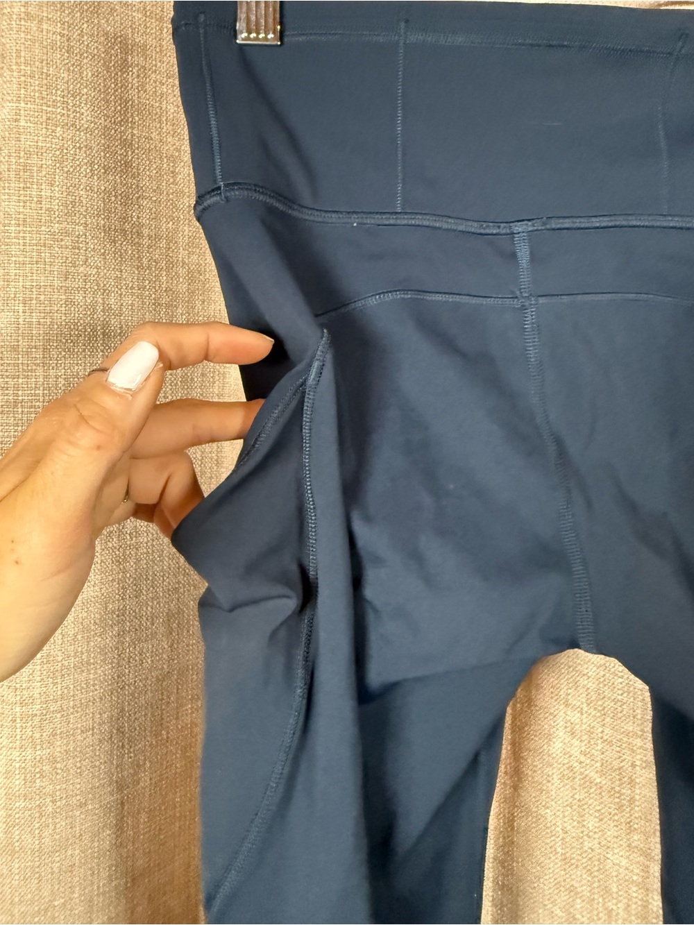 Lululemon Fast and Free High-Rise 7/8 Tight 24” Asia Fit True Navy S - Picture 6 of 12